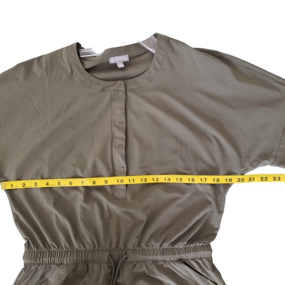 T by Talbots Lightweight Small Dress Popover Olive Green SunWell UPF +50 - Picture 10 of 14